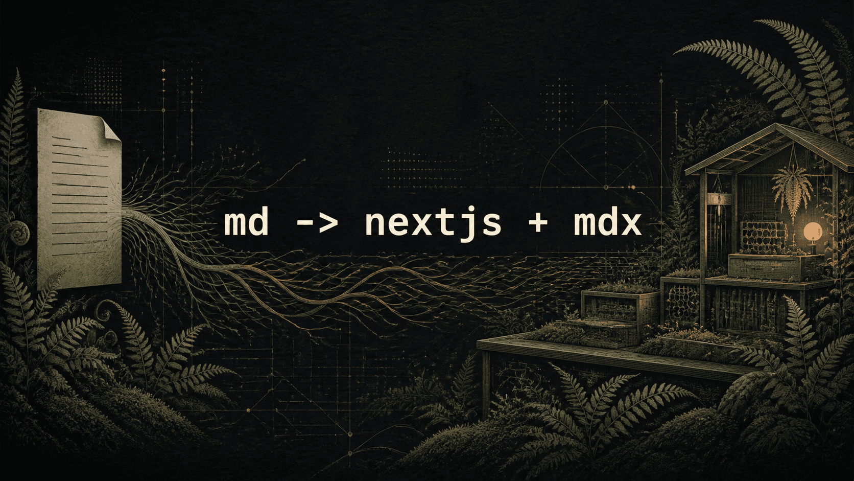 Moving from Md to MDX and Next.js